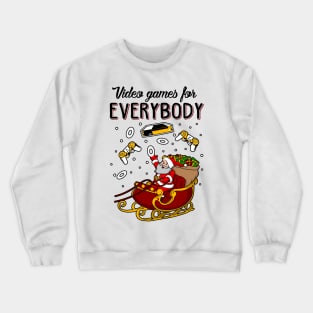 Gamer Ugly Christmas Sweater Crewneck Sweatshirt